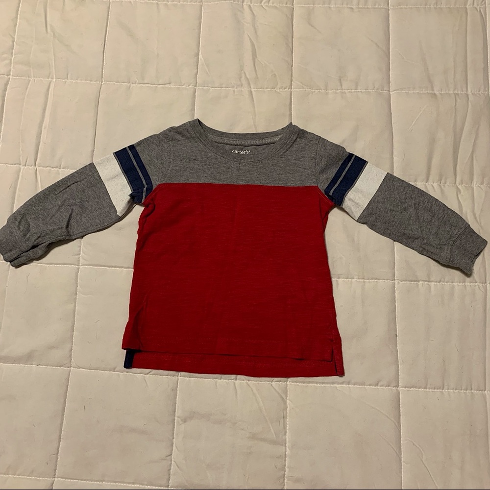 Carter’s - Long Sleeve - Red, Gray, Blue & White - Sz: 12M